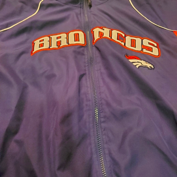 SOLD! NFL Reebok reversible Broncos Jacket. - Picture 3 of 8